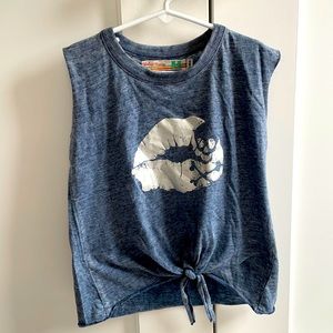 Vintage Havana Girls bottom tie tank, size M